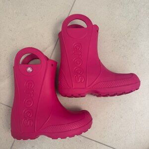 Crocs toddler rain boots